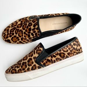 Banana Republic Leopard Print Calf Hair/Leather Shoe